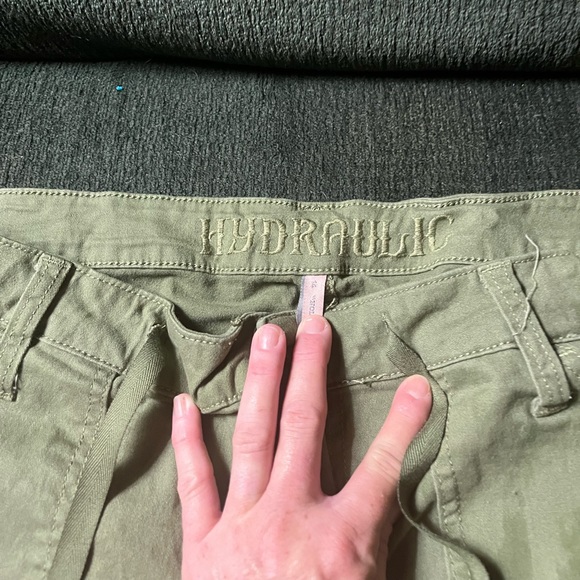 Green cargo pants skinny ankles - Picture 2 of 5